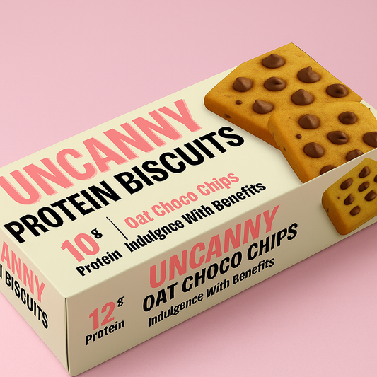 Uncanny High Protein Biscuits – Oats Chocolate Chip (Pack of 3)